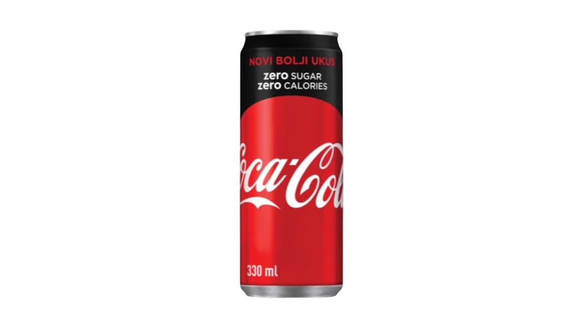 Coca Cola  зеро 0.33л